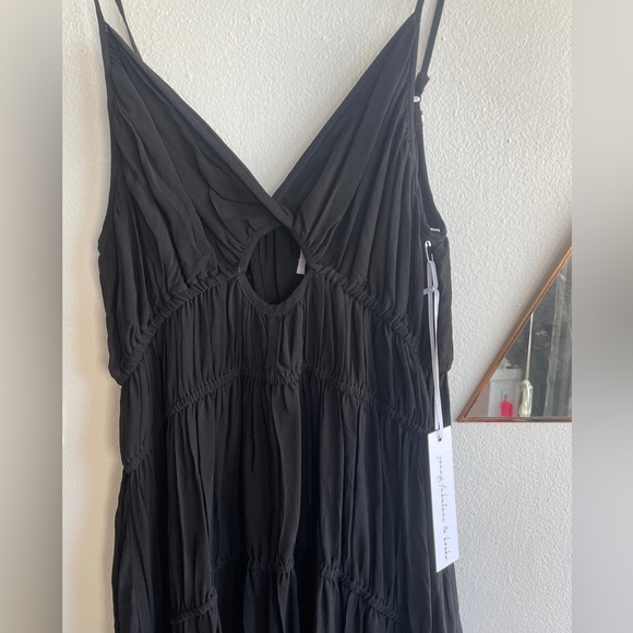 NWT YOUNG FABULOUS & BROKE Delphine Chiffon Maxi Dress - Picture 4 of 7